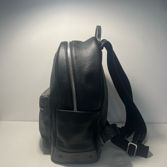 MCM Stark Visetos Top Handle Backpack Bookbag - Picture 9 of 15